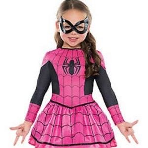 Spider-Man Spider-Girl Costume Size 4-6 PC415 NWT